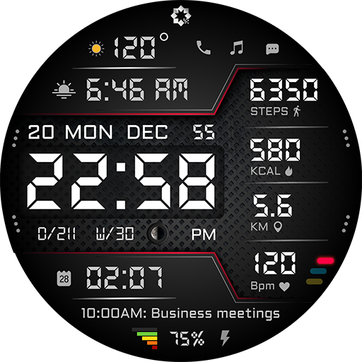 A440 Health Watch Face YOSASH