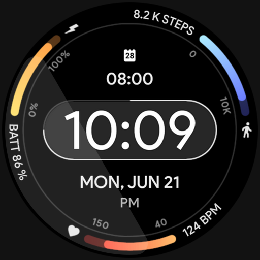 Awf Dash Digital: Watch face