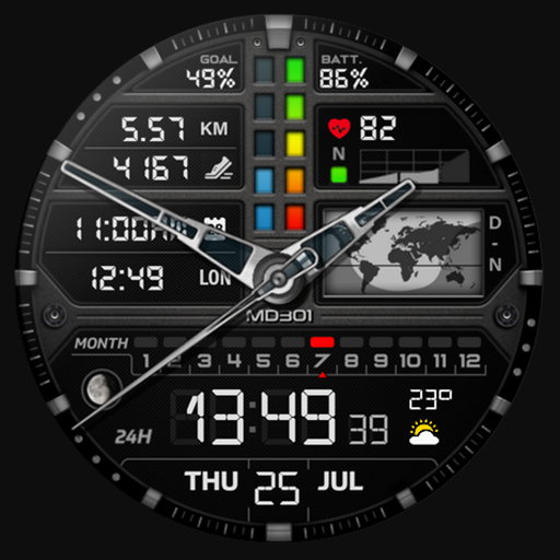 MD301: Analog watch face