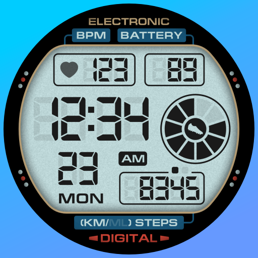 SH001 Watch Face, WearOS watch